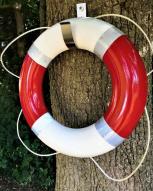 White Lifebuoy with custom-coloured bands